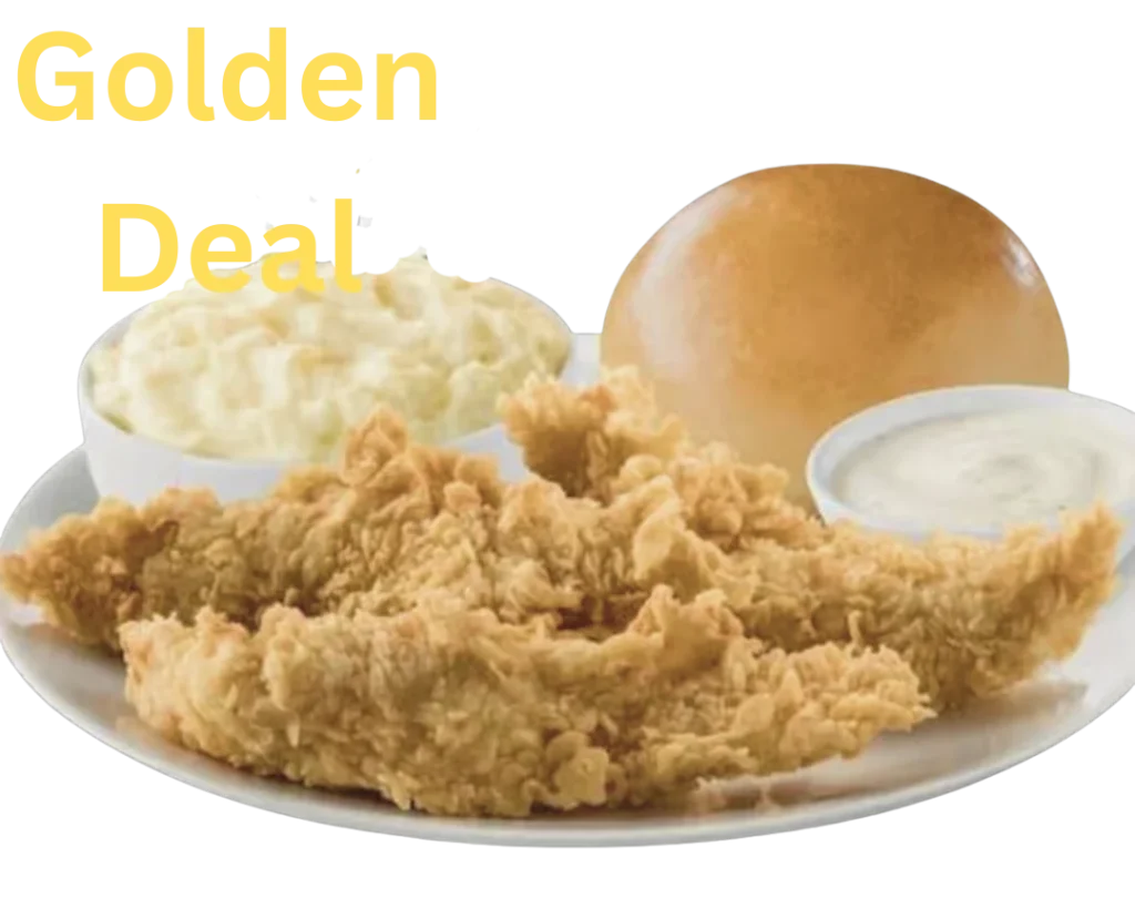 3 Tenders With Mashed Potatoes